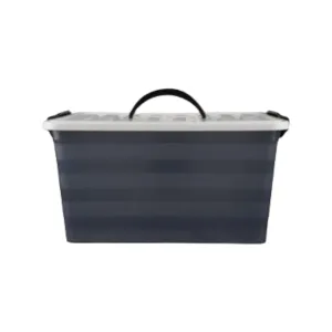 3.3L Storage Container Grey with Carry Handle