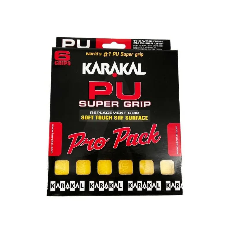 6x Karakal Racquet Grip Replacement Enhanced Control Optimal Comfort Tape