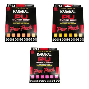 6x Karakal Racquet Grip Replacement Enhanced Control Optimal Comfort Tape