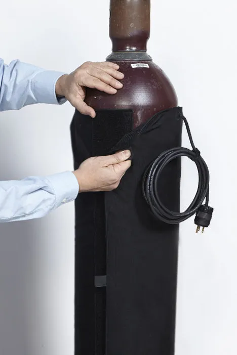 9.25" x 60" K Size Explosion-Proof Gas Cylinder Heater 90-120°F Fixed (120V)