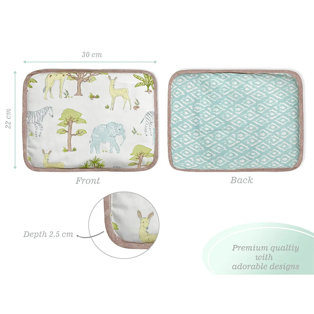 Abracadabra Head Shaping Mustard Seed Rai Pillow with Lavender Essentail Oil (Savanna) - Green