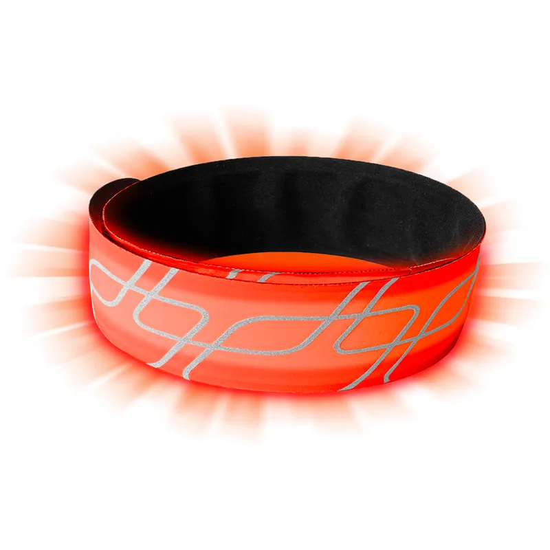 Amphipod USB Flashing Reflective LED Slap Band