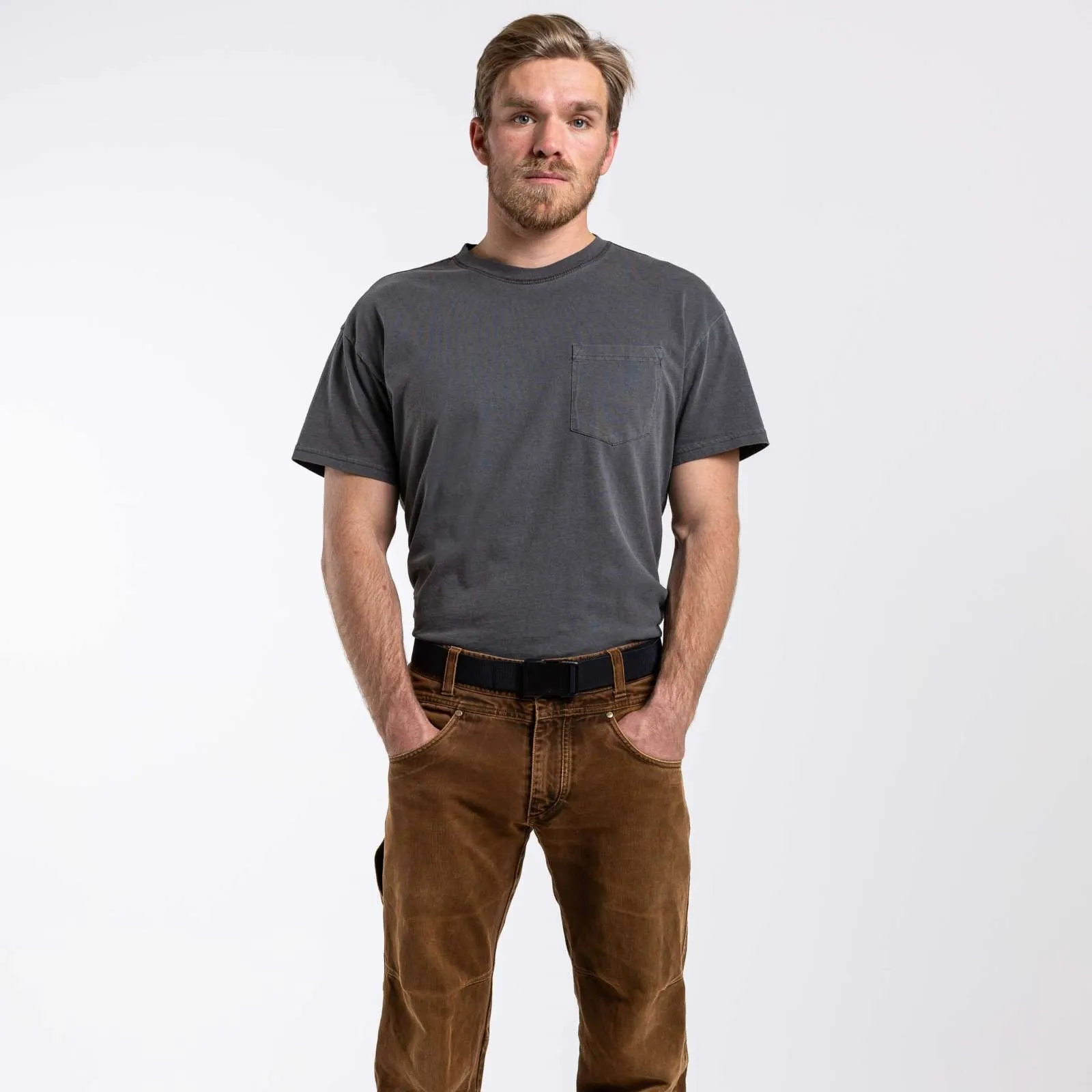 Arcade Mens Hardware Belt - Iron - L/XL