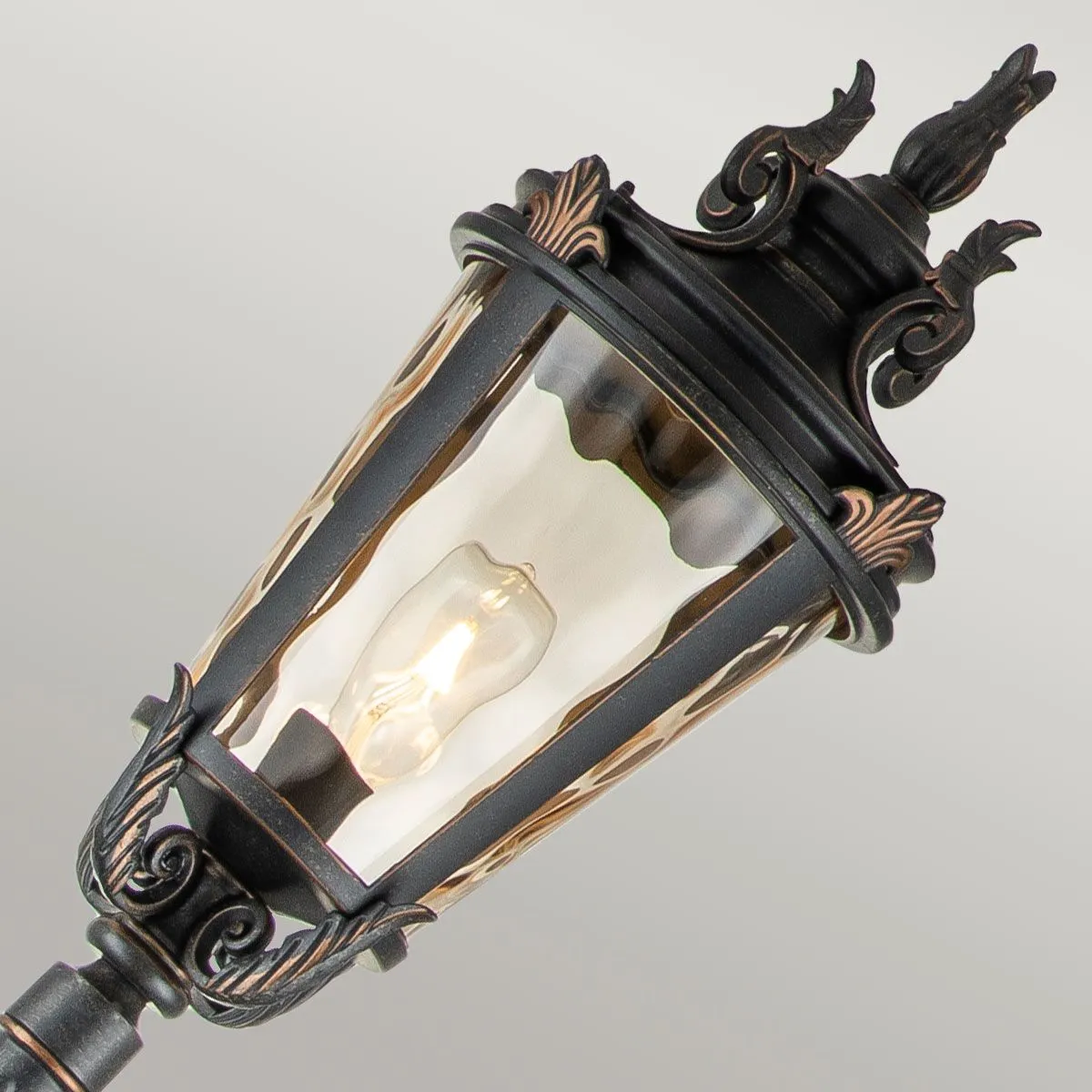 Baltimore 1 Light Medium/Large Pillar - Weathered Bronze IP44 E27