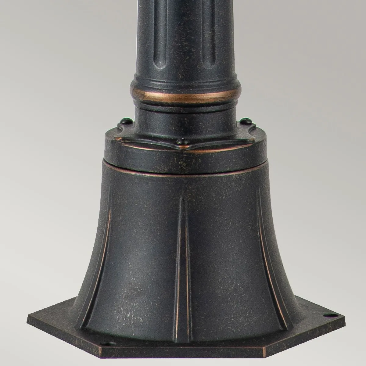Baltimore 1 Light Medium/Large Pillar - Weathered Bronze IP44 E27