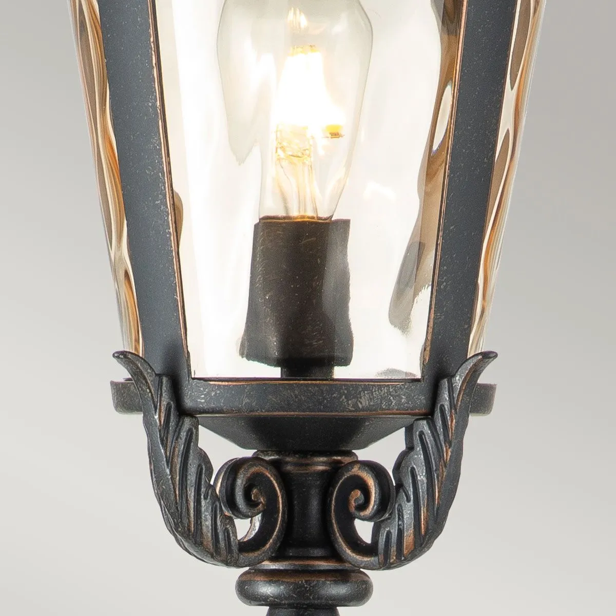Baltimore 1 Light Medium/Large Pillar - Weathered Bronze IP44 E27