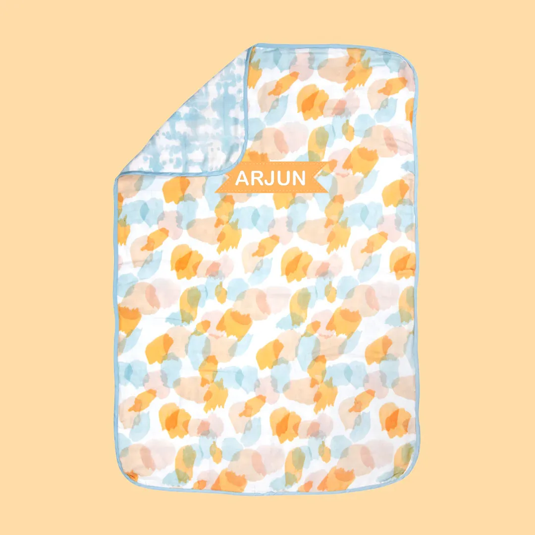 Bamboo Muslin Blanket - Shibori
