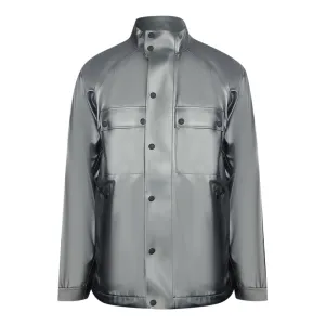 Belstaff Foil Granite Grey Shiny Jacket