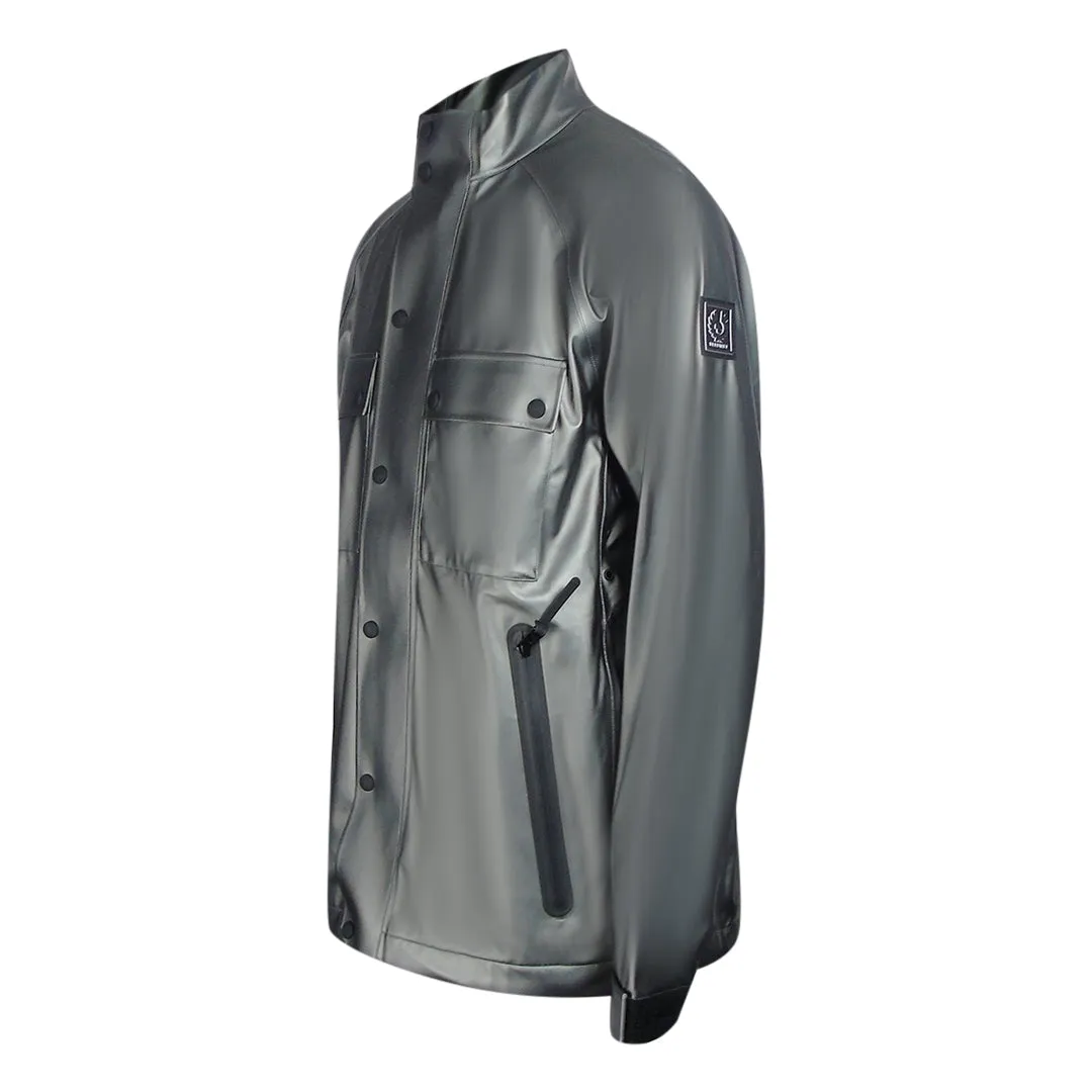 Belstaff Foil Granite Grey Shiny Jacket