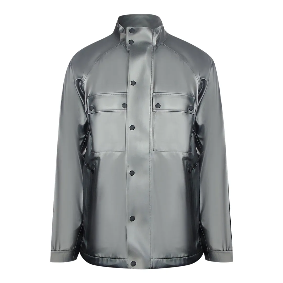 Belstaff Foil Granite Grey Shiny Jacket