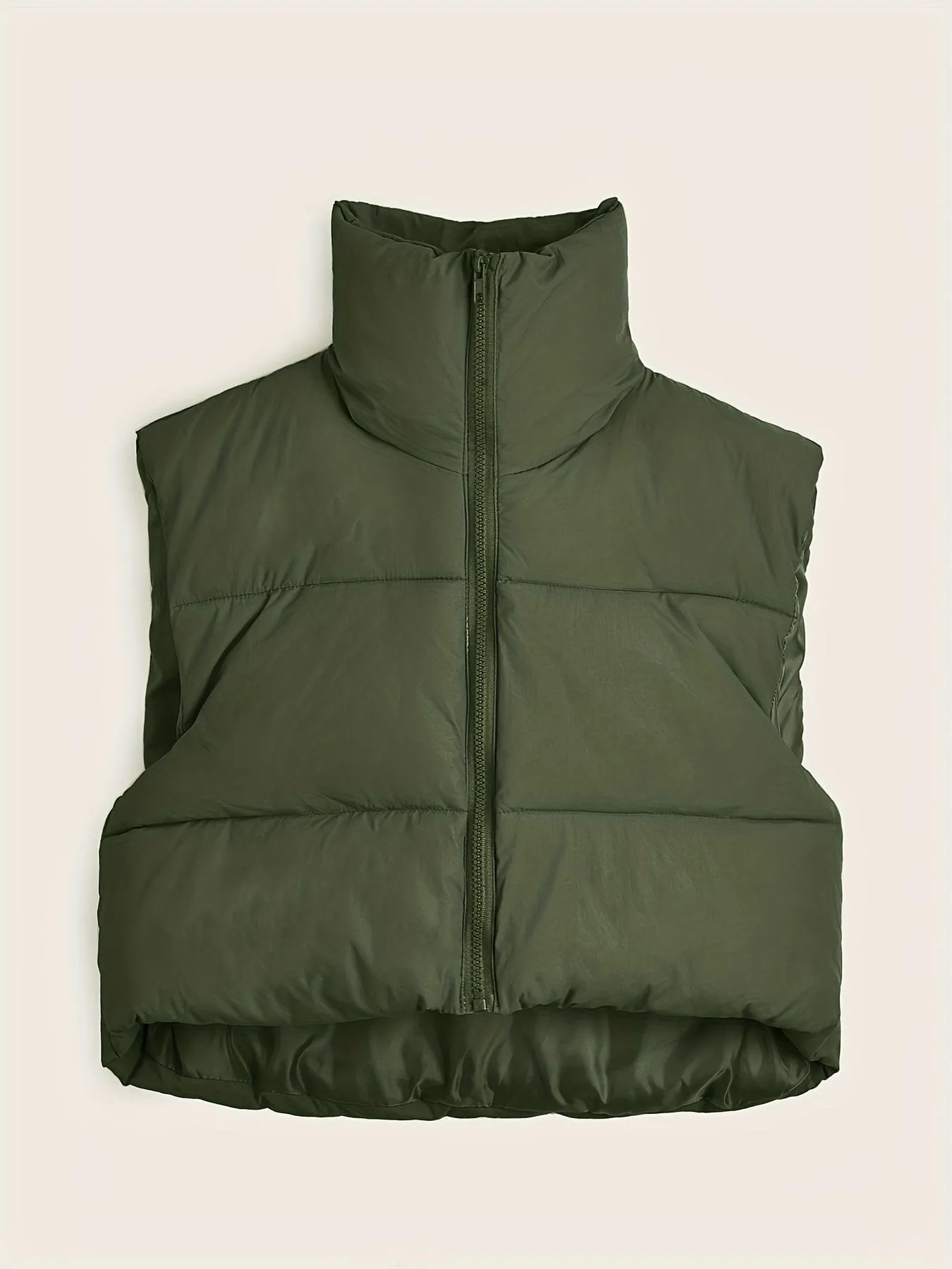 Black Quilted Padded Vest