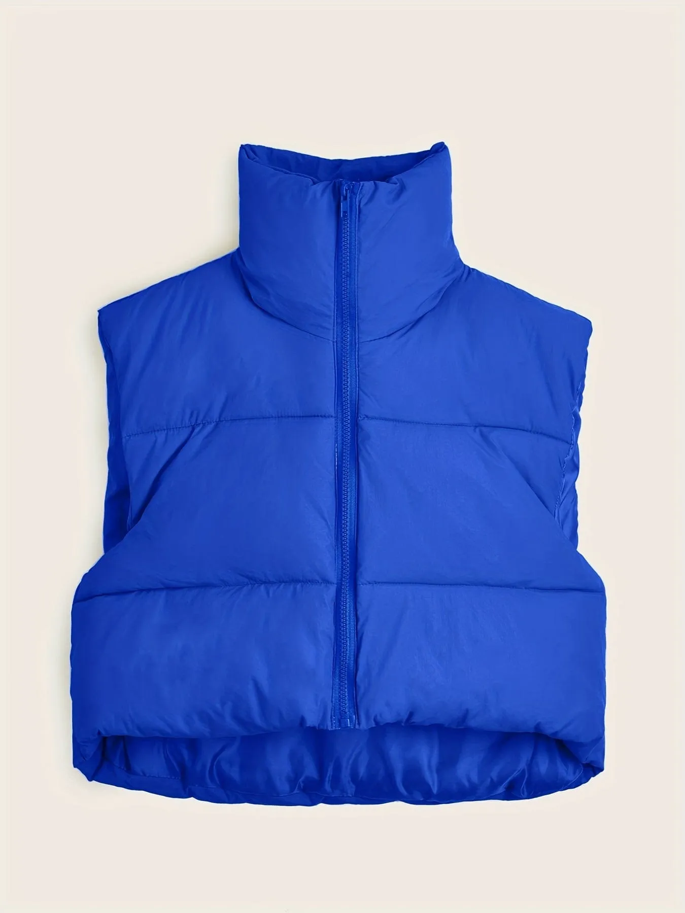 Black Quilted Padded Vest