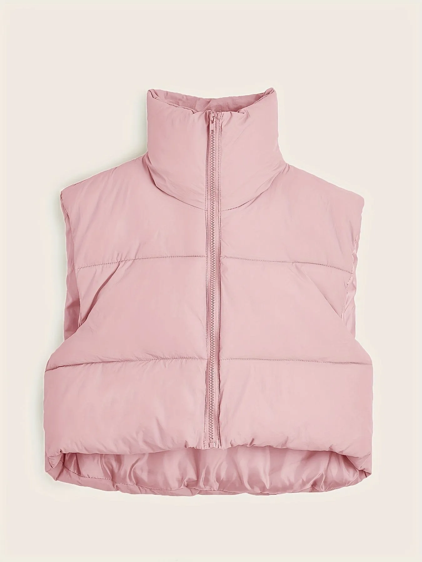 Black Quilted Padded Vest