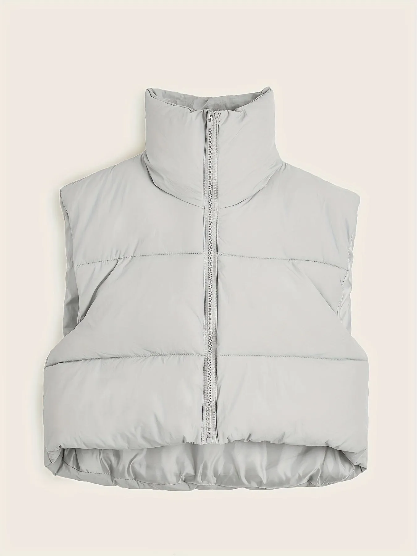 Black Quilted Padded Vest