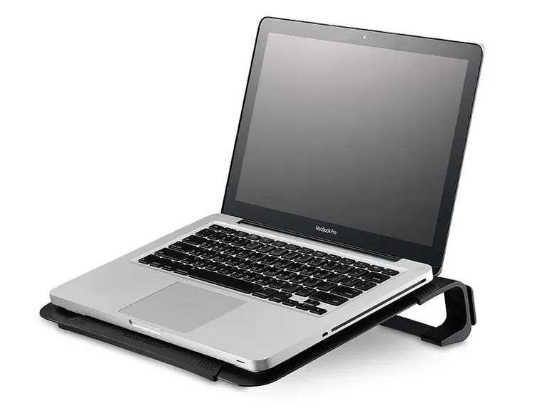 CM Stand U3 PLUS 19'' Notebook Cooling Stand; Black  Aluminum; 3 x 80mm Fans; Ergonomic design; Turns into Carry Ca