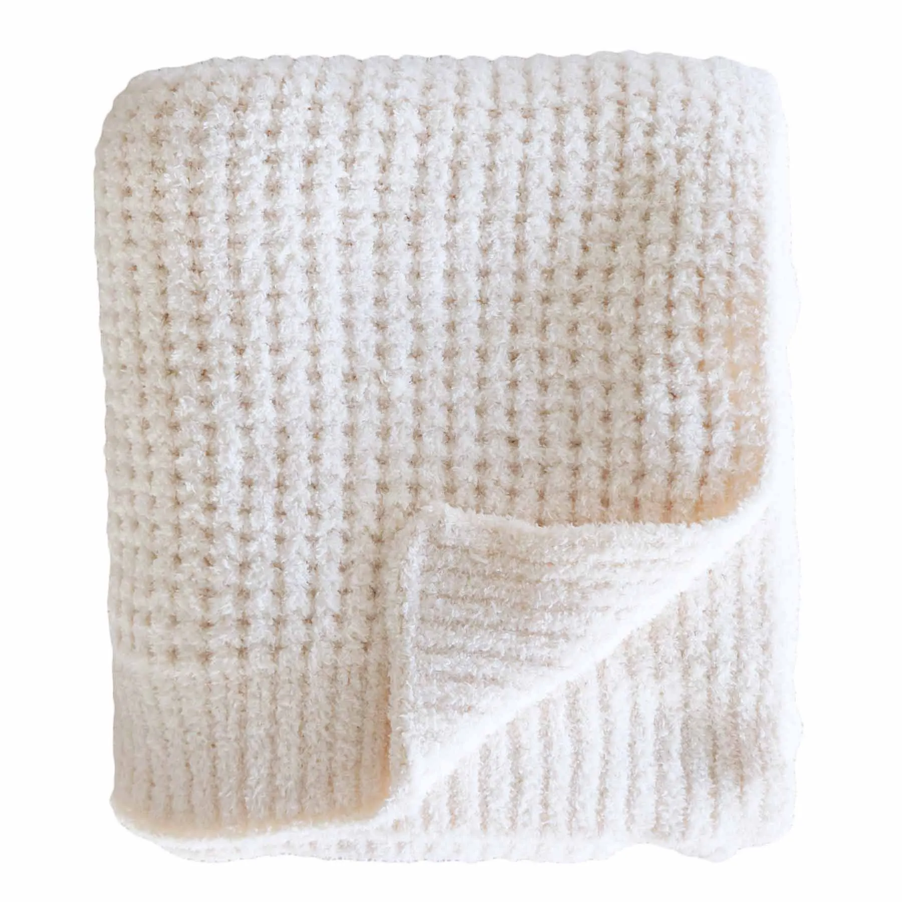 CuddleLane Luxe Waffle Blankets | Whisper