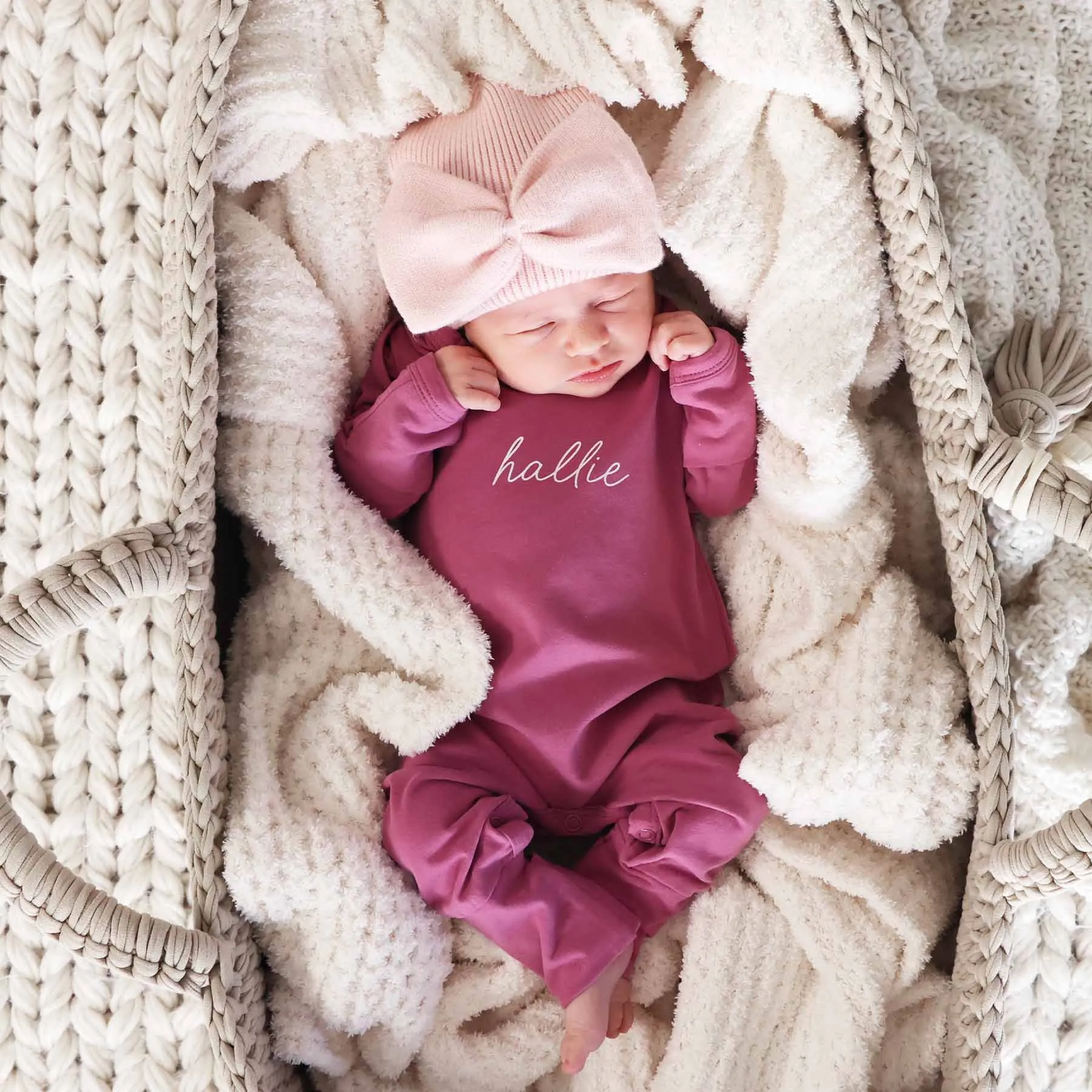 CuddleLane Luxe Waffle Blankets | Whisper