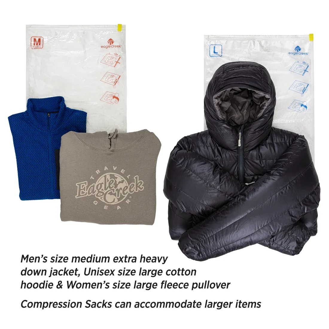 Eagle Creek Pack-it Compression Sac Set Medium/Large 40304