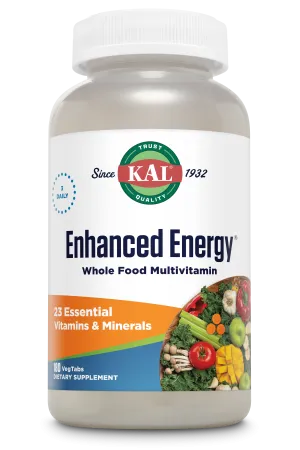 Enhanced Energy® Whole Food Multivitamin VegCaps