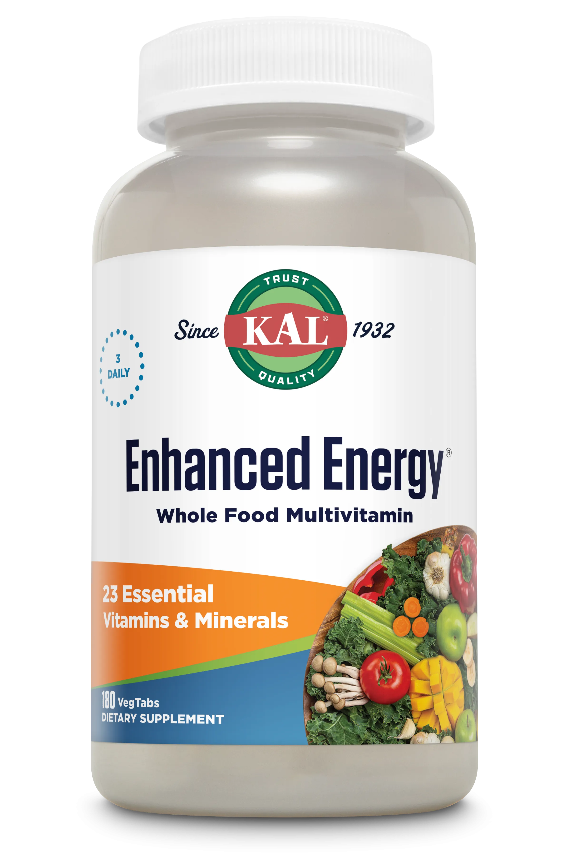 Enhanced Energy® Whole Food Multivitamin VegCaps