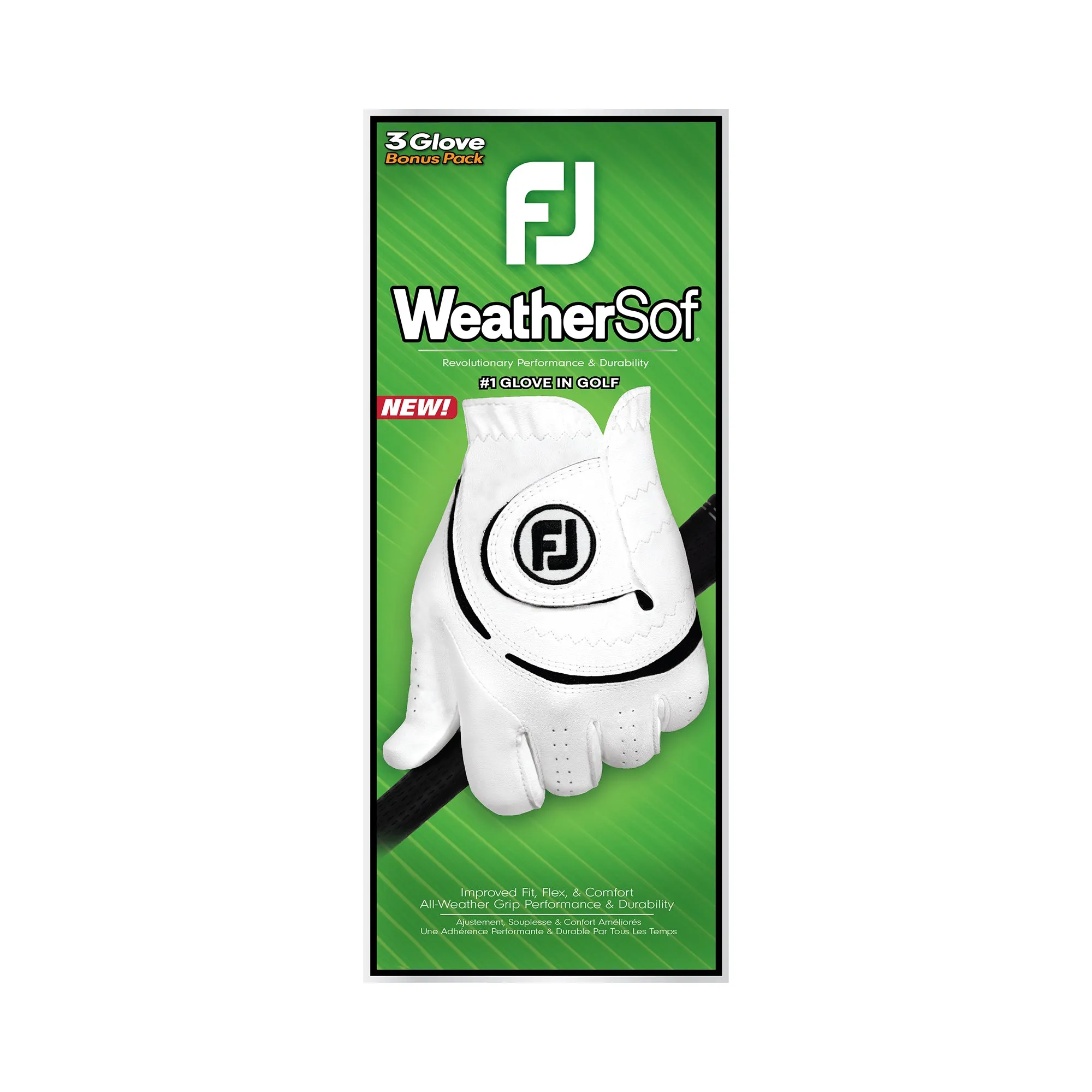FootJoy WeatherSof Golf Glove MLH 3-Pack SS24