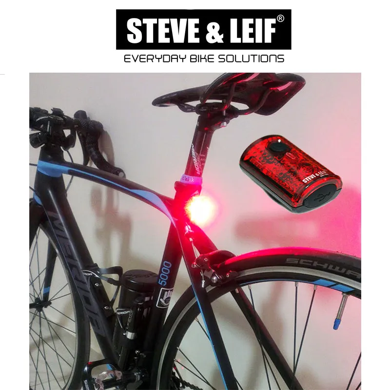 Galaxy USB Rechargeable Bicycle Rear LED Lights