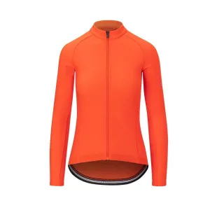 Giro Women'S Chrono Long Sleeve Thermal Jersey 2019: Vermillion S