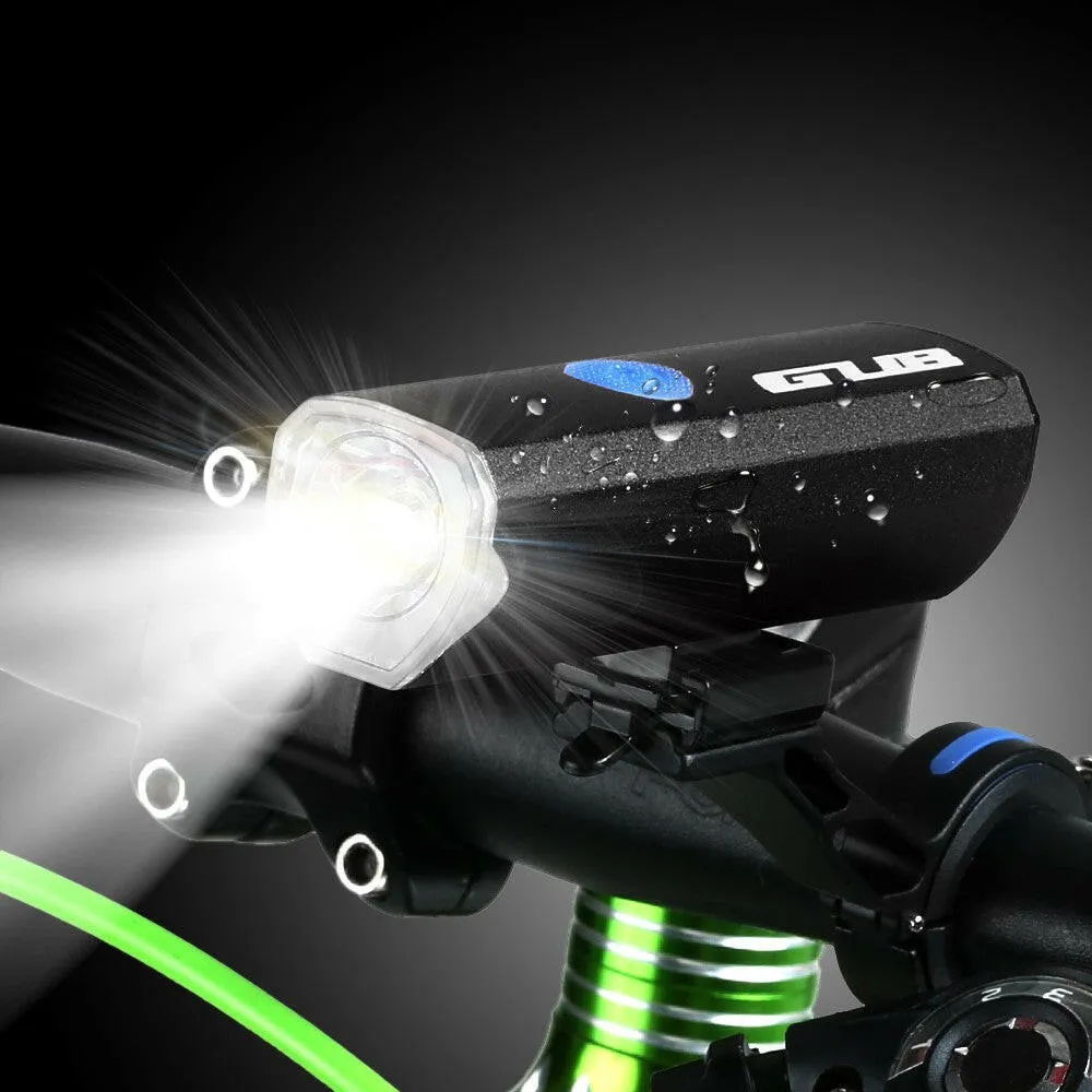 GUB 300 Lumens Bicycle Light USB Rechargeable Bike Front Handlebar Cycling LED Headlight Flashlight