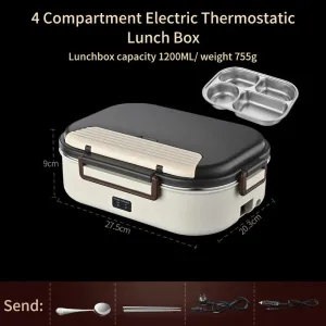 HeatMaster™️ Stainless Steel Electric Lunch Box
