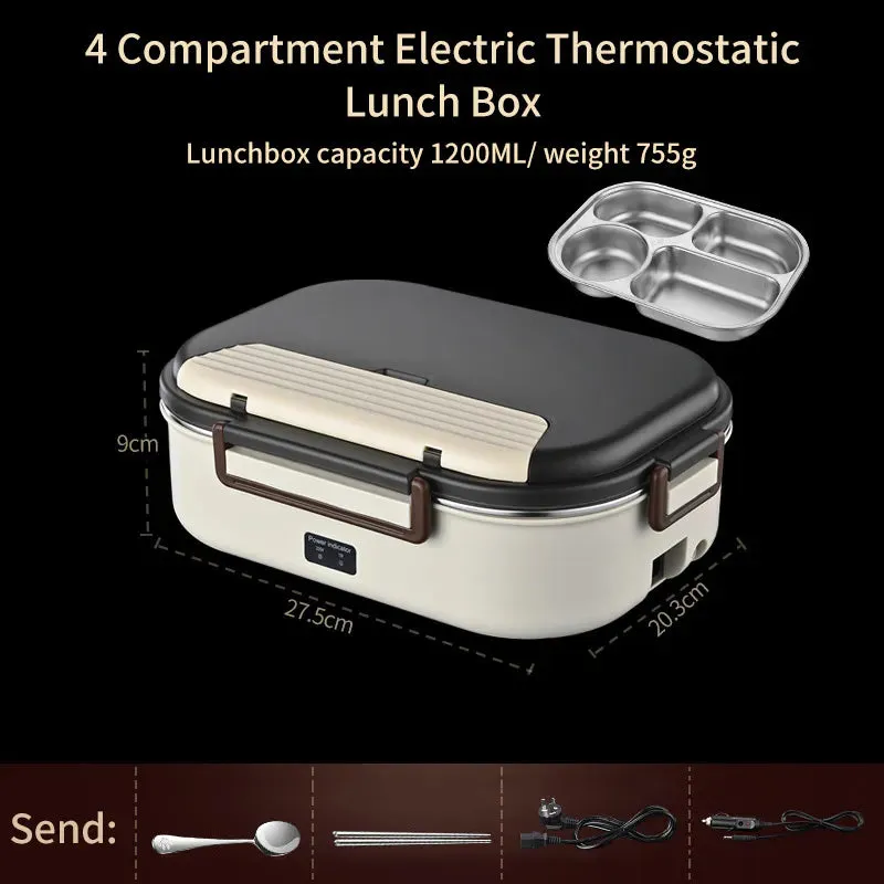 HeatMaster™️ Stainless Steel Electric Lunch Box