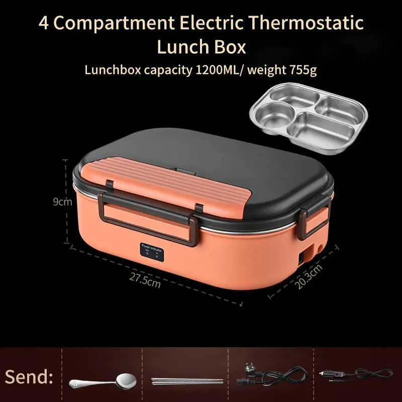 HeatMaster™️ Stainless Steel Electric Lunch Box