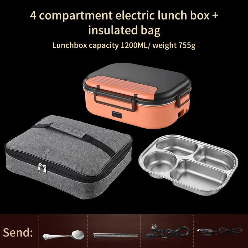 HeatMaster™️ Stainless Steel Electric Lunch Box