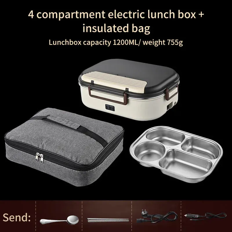 HeatMaster™️ Stainless Steel Electric Lunch Box