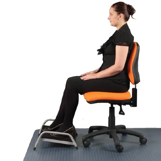 Height And Tilt Adjustable Footrest