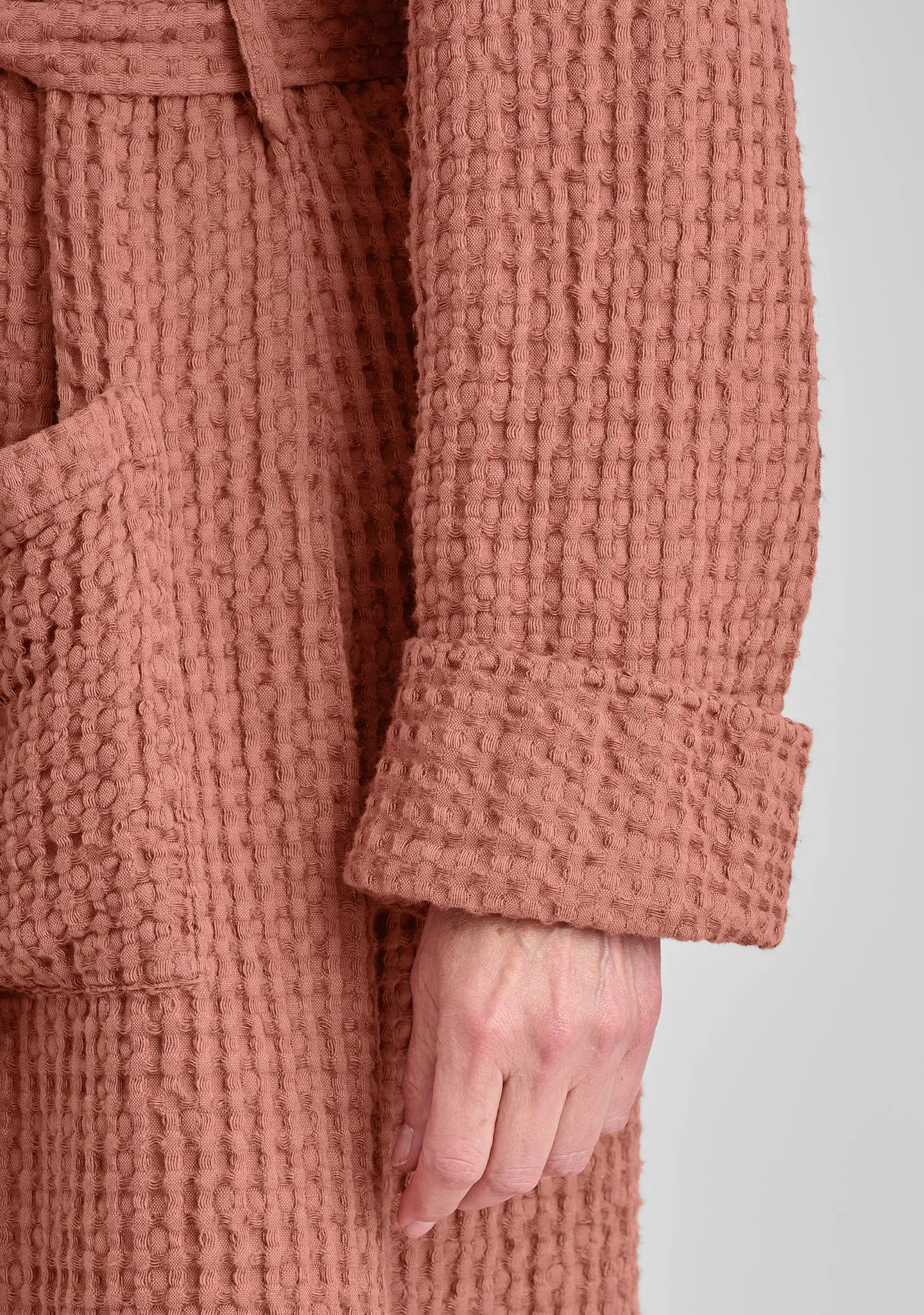 Hooded Wrapper - Linen Robe