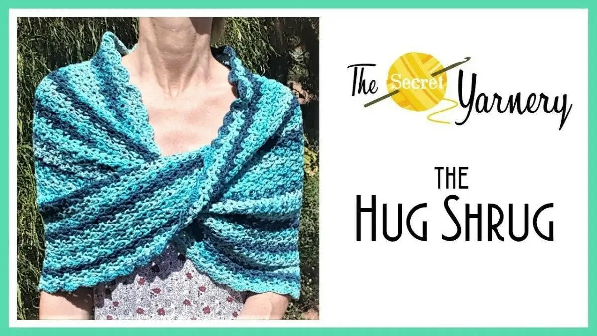 Hug Shrug – Easy Crochet Wrap Pattern for Cozy Comfort