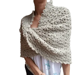 Hug Shrug – Easy Crochet Wrap Pattern for Cozy Comfort