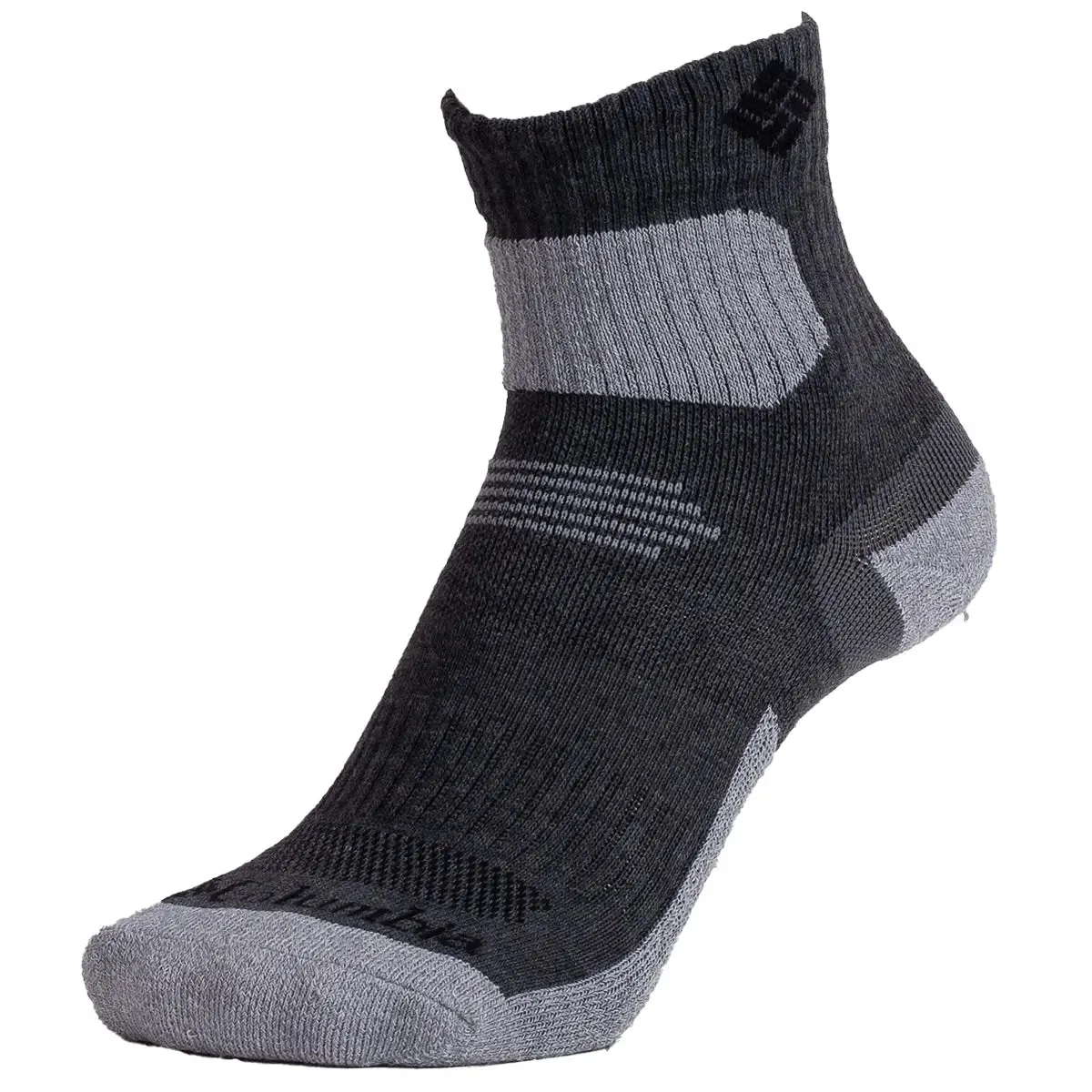 Lightweight Crop Hike Sock - Charcoal