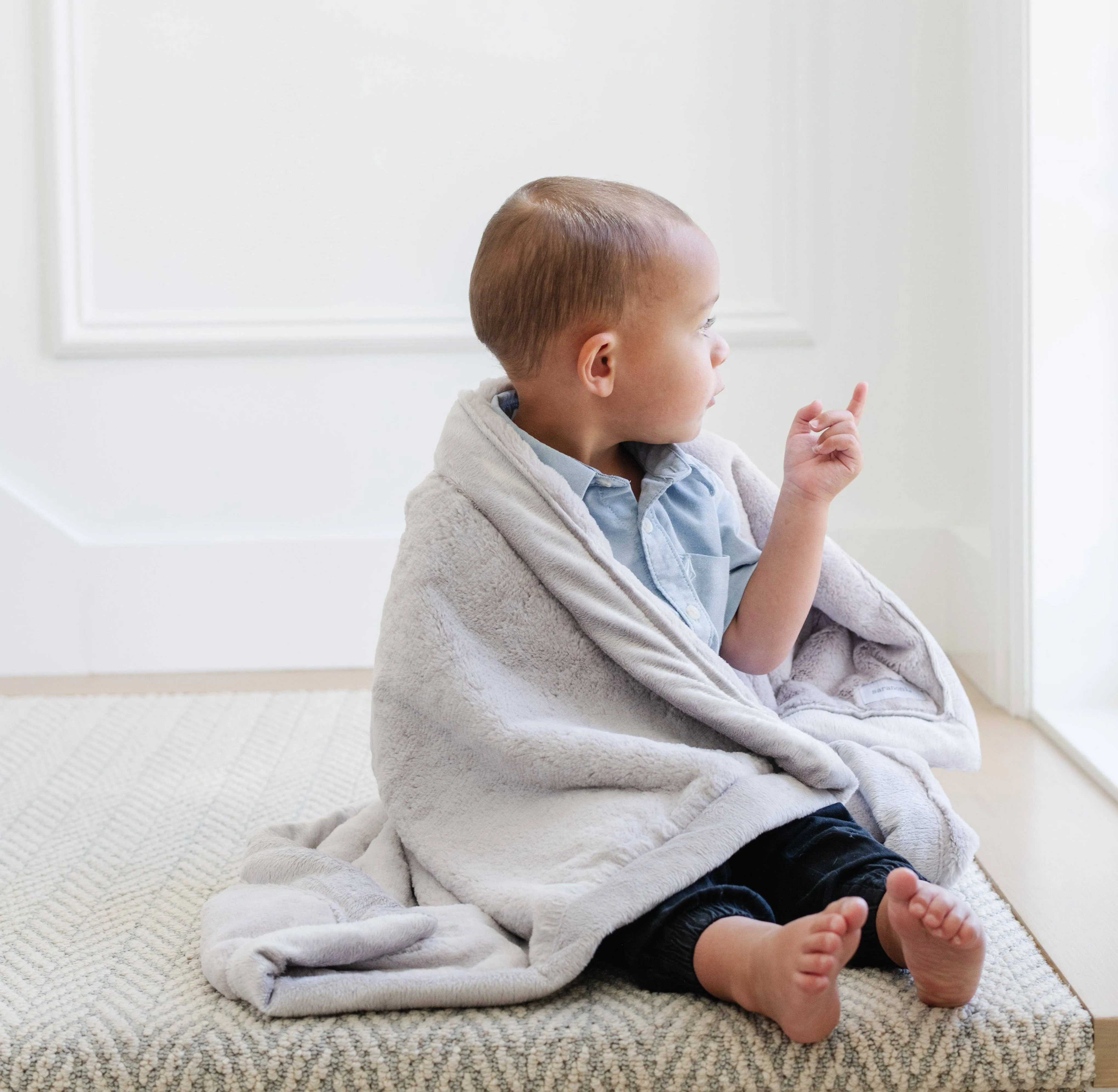 LUSH RECEIVING BLANKETS: Fern