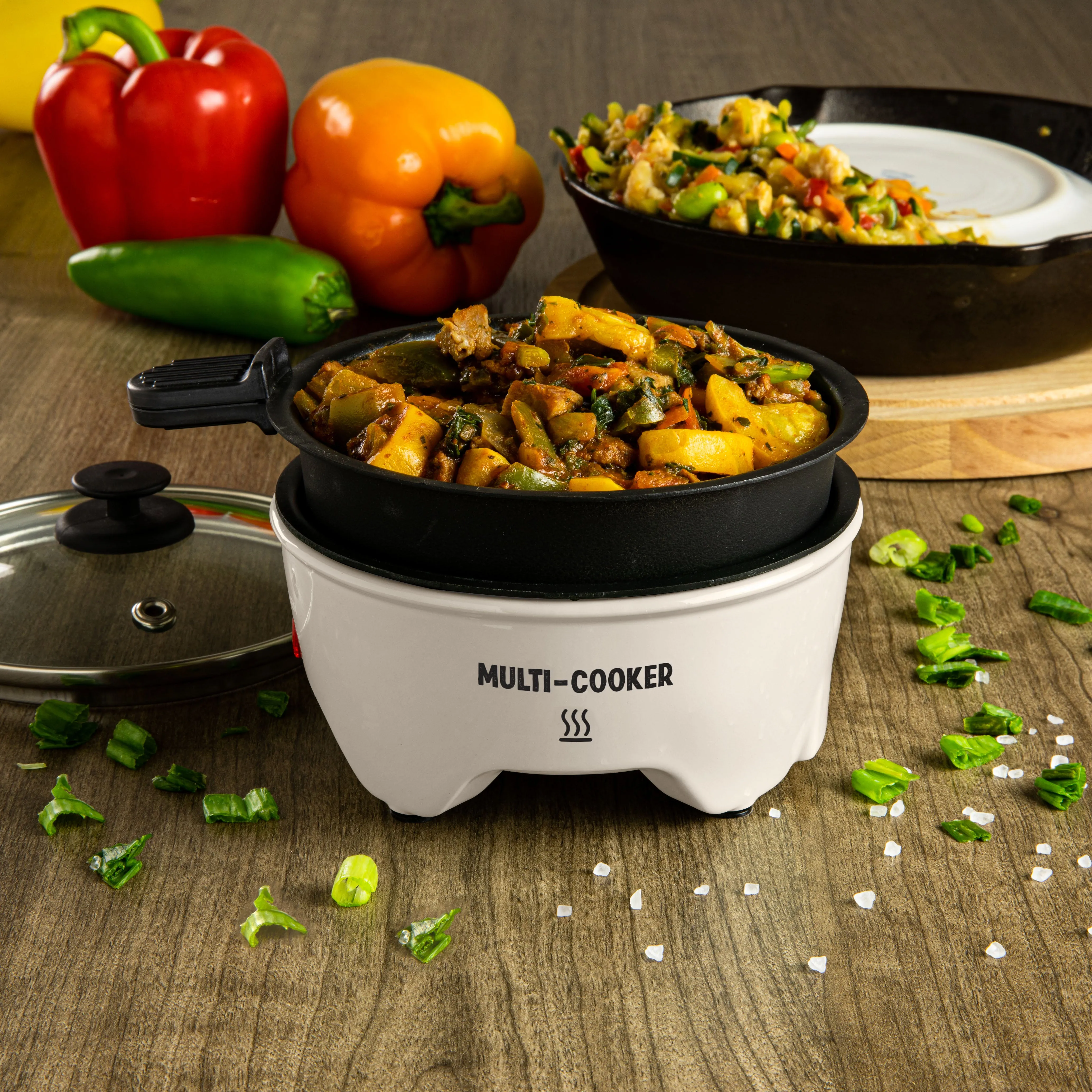 My Keto Kitchen Electric Personal Multi-Cooker, Garlic