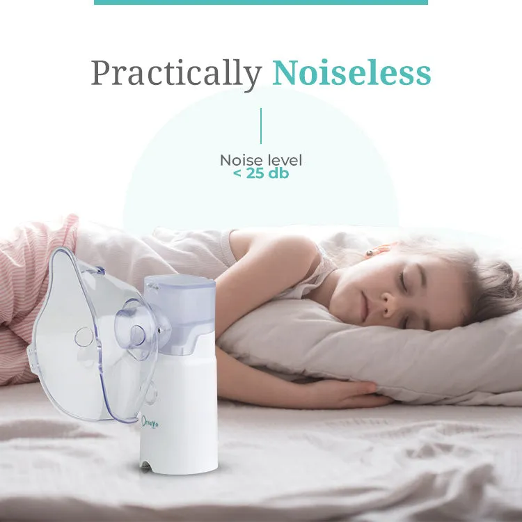 Ornavo Rechargeable Portable Mesh Nebulizer - Efficient Respiratory Relief Anywhere, Anytime