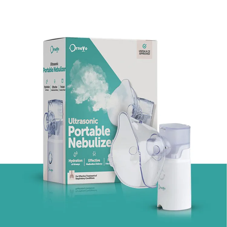 Ornavo Rechargeable Portable Mesh Nebulizer - Efficient Respiratory Relief Anywhere, Anytime