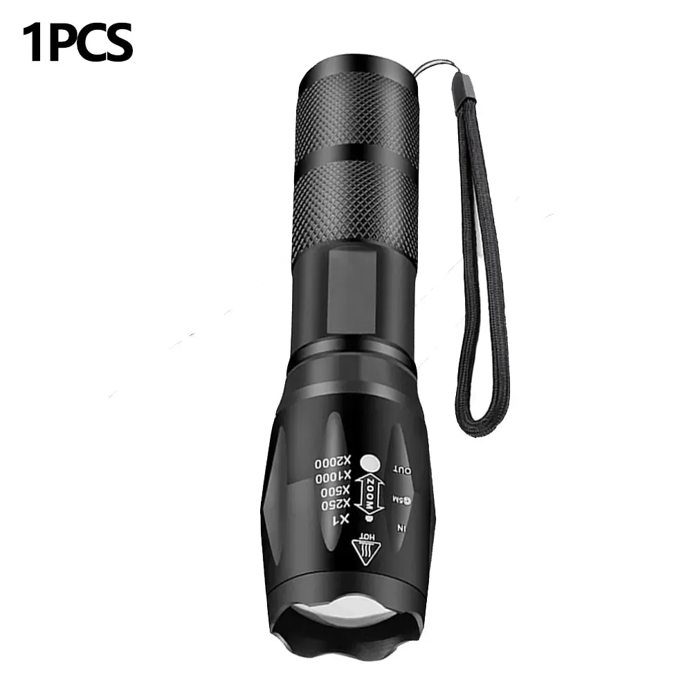 Outdoor handheld Flashlight Small Strong Light Portable Outdoor Rechargeable Super Bright Work Light Multifunctional Flashlight