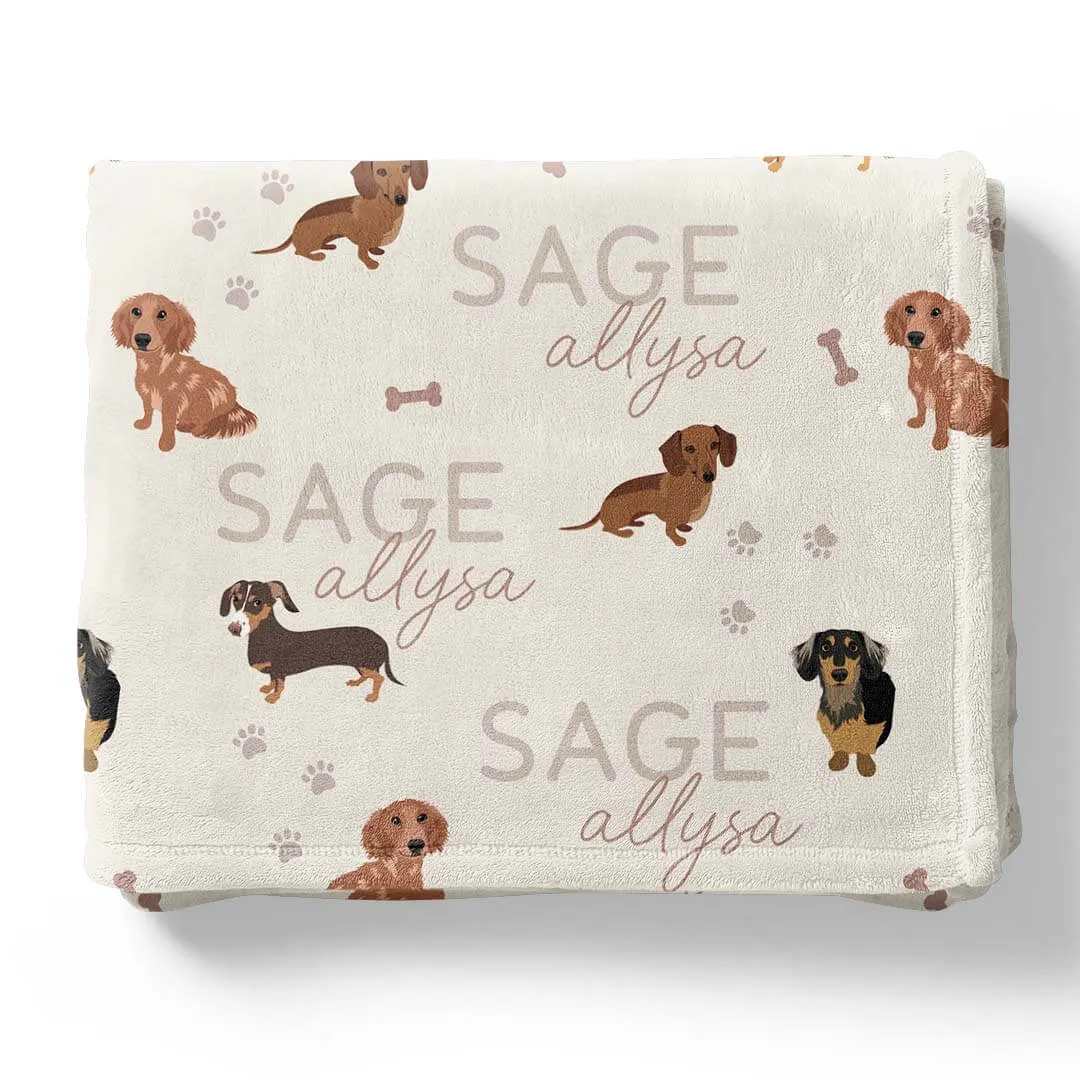 Personalized Kids Blankets | Dog Breeds