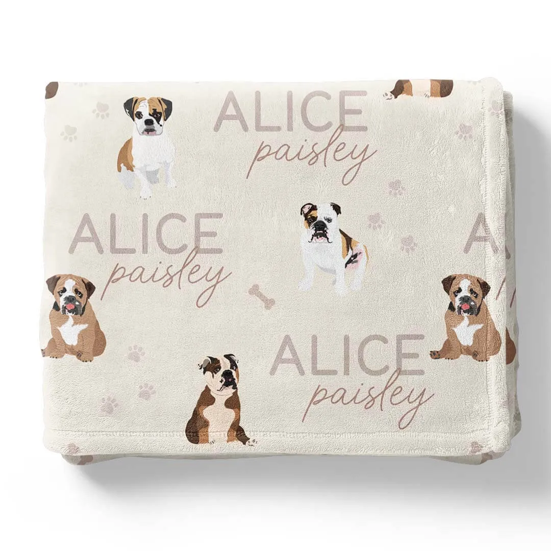 Personalized Kids Blankets | Dog Breeds