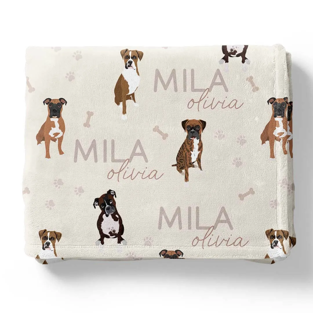 Personalized Kids Blankets | Dog Breeds
