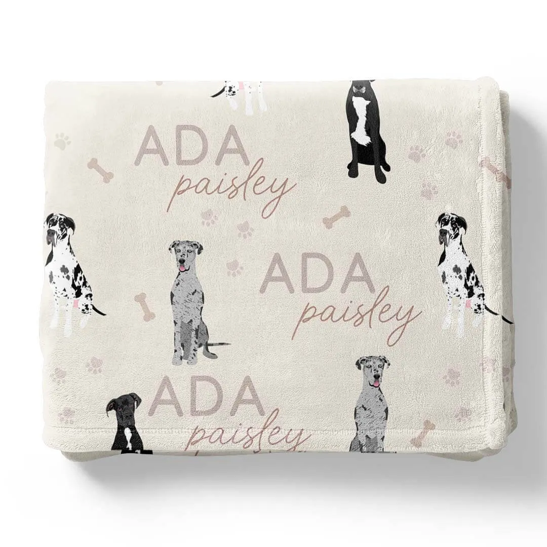 Personalized Kids Blankets | Dog Breeds