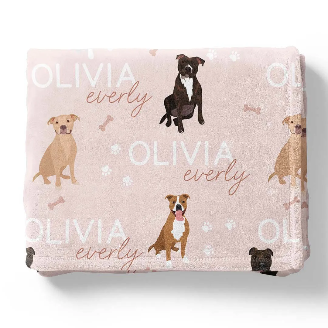 Personalized Kids Blankets | Dog Breeds
