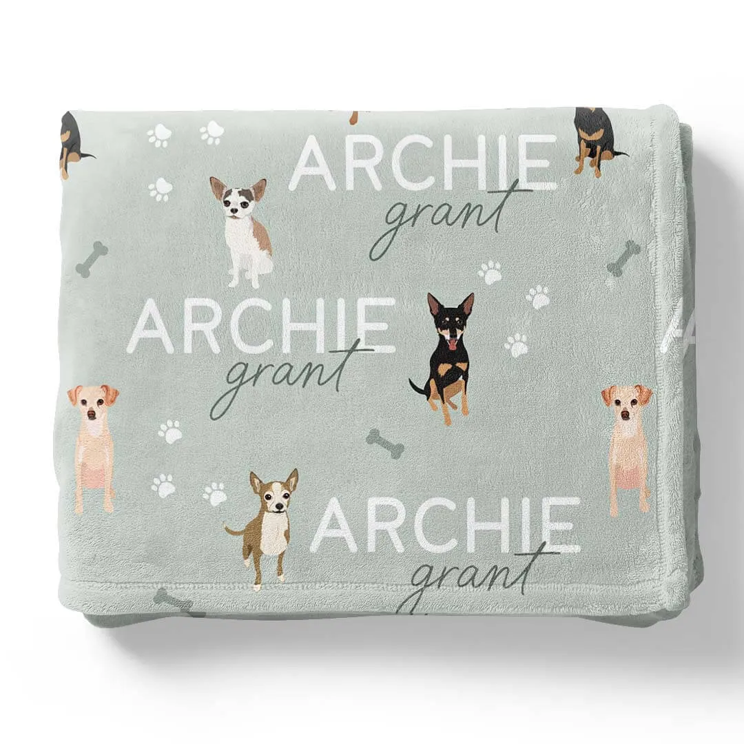 Personalized Kids Blankets | Dog Breeds