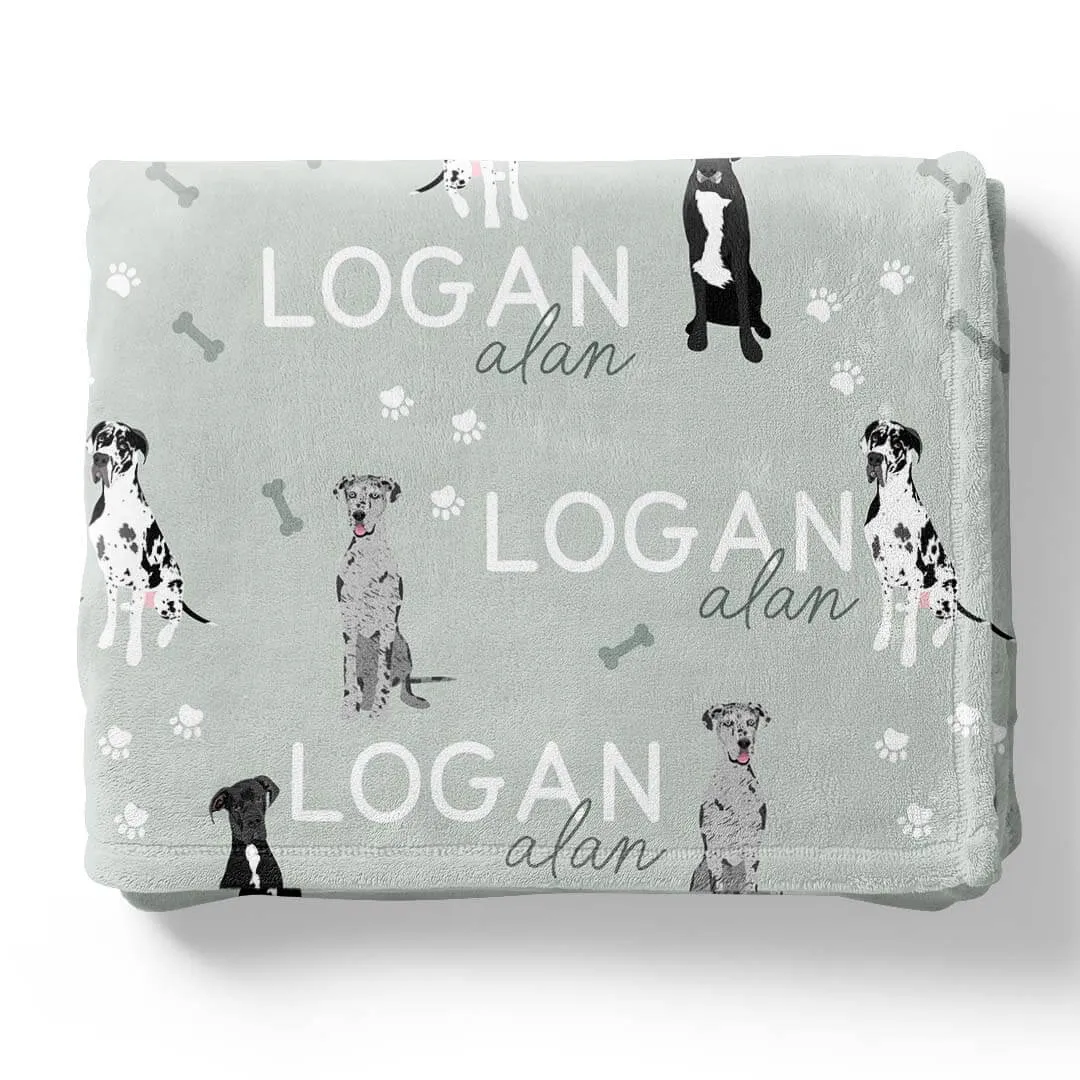 Personalized Kids Blankets | Dog Breeds
